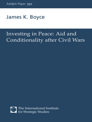 cover image of Investing in Peace